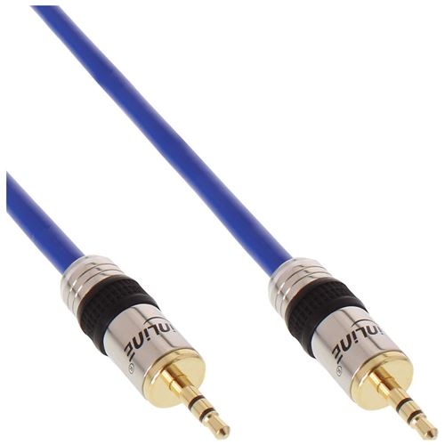 InLine Klinken-Kabel PREMIUM, 3,5mm Stecker / Stecker, 10m