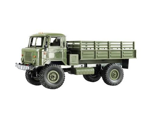 Figurine pour enfant Amewi GAZ-66 bleu, blanc brushed 1:16 Camion RC  électrique Camion 4 roues motrices (4WD) prêt à fonctionner (RtR) 2,4 GHz  avec accu et câble de charge