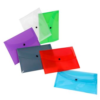 Chemise plastique A4 Propyglass Viquel Polypropylène Multicolore - Chemise  sous-chemise et rabat élastique - Achat & prix