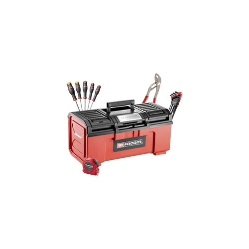 Boite A Outils 19+ 16 Outils Facom - Bp.C19Ncm1Pb (Livré avec 5 Tvis Protwist + 9 Clés Mâles + 1 Pince Multiprise + 1 Mesure 2M)