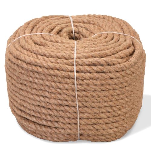 Corde de Jute Naturelle | Cordeline | Ficelle de Jute 100 % Naturel 12 mm 100 m