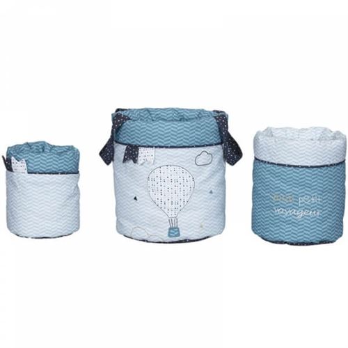 Lot de 3 panières gigognes lazare new - sauthon