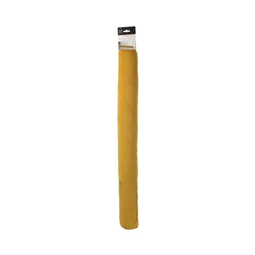 The Home Deco Factory - Boudin de porte en velours côtelé 80 cm Jaune