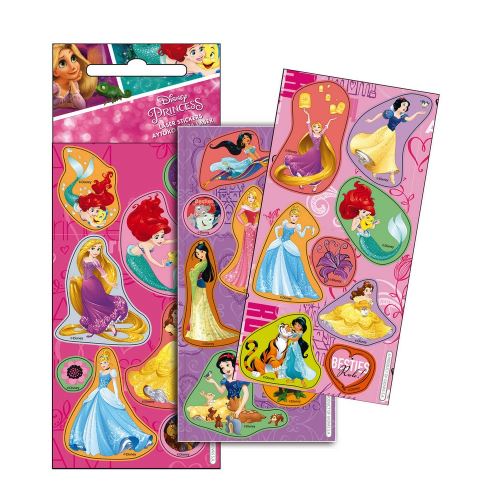 Lot 3 planche de Stickers Princesse Autocollant 12 x 6 cm NEW - guizmax