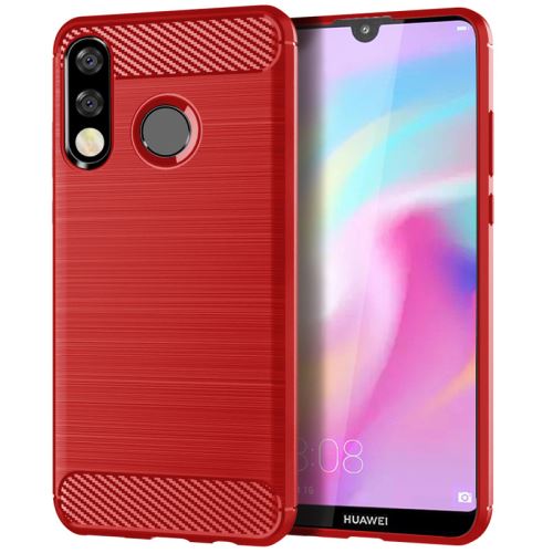 Etui Coque de protection durable souple pour Huawei P30 Lite - Rouge