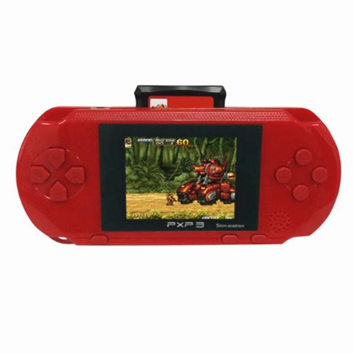Jeu console portable 16 Bits Portable Classique Jeu Console Lcd Game Player rouge PT145
