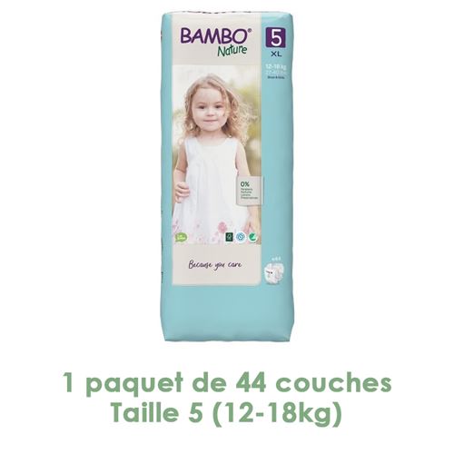 Couches Bambo Nature Junior T5 (12-18kg) - 1 paquet 44