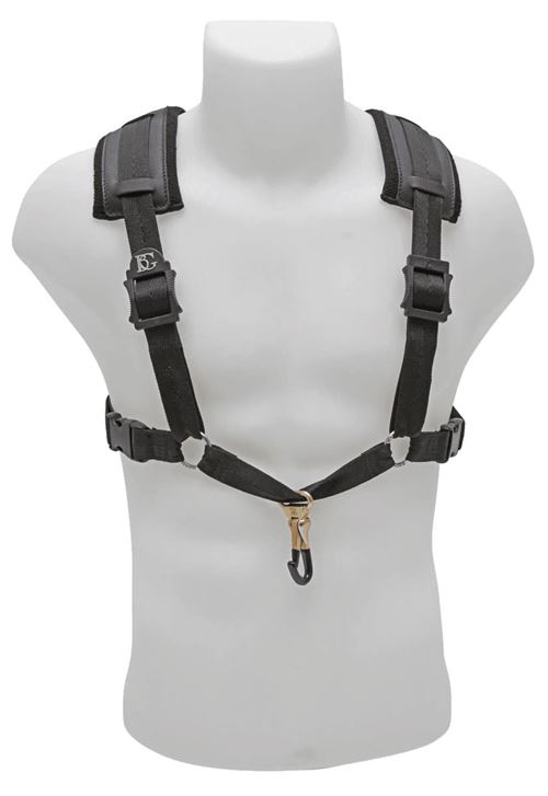 BG - S43CMSH- Harnais confort pour saxo - mousqueton métal - homme XL