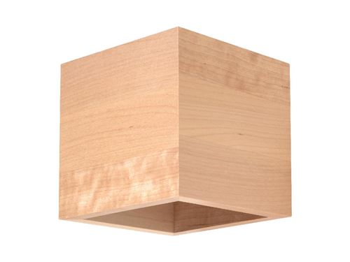 Applique carrée style scandinave QUID - bois - naturel