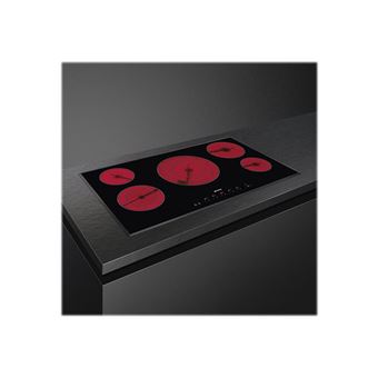 Smeg SE395ETB - Vitrocéramique - 5 plaques de cuisson - Niche - largeur : 85 cm - profondeur : 49 cm - noir bord incliné