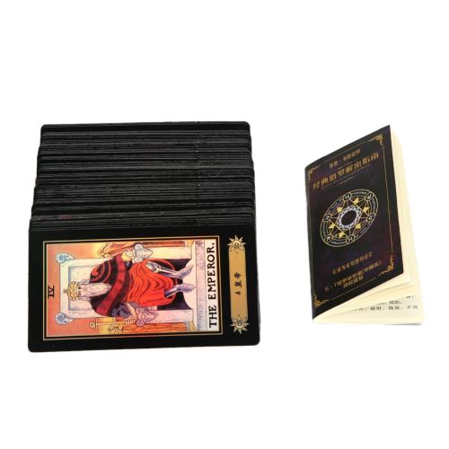 78 cartes Cavalier, Cartes Vintage de Tarot Wind Future jeu de cartes qui raconte avec une boîte colorée pour voyager