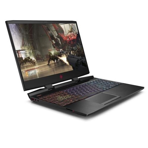 Ordinateur / PC Portable Omen By Hp - 15-dc1060nf - 15,6 Fhd - I7-9750h - Ram 8go - Stockage 1to Hdd + 256go Ssd - Rtx 2060 6go - Freedos 2.0