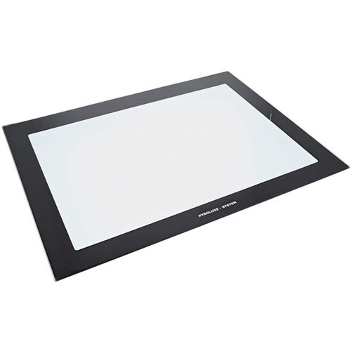 Vitre Intérieure De Porte Imprimée  pour Four Electrolux & Arthur Martin - Dimensions : 504 X 392 Mm.