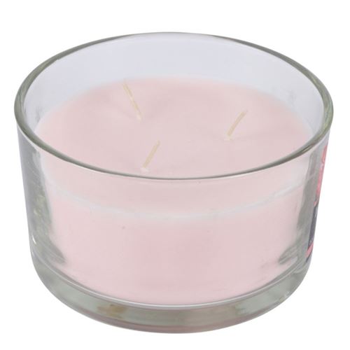 Paris Prix Rose Bougie Parfumée 3 Mèches Essentiel - Image 2