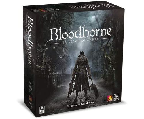Asmodee Italie Bloodborne, le jeu de cartes Table, noir, bbn001 - version italienne
