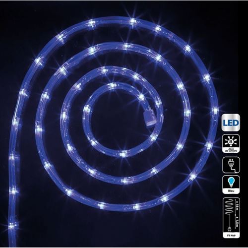 Tube lumineux 18 mètres bleu