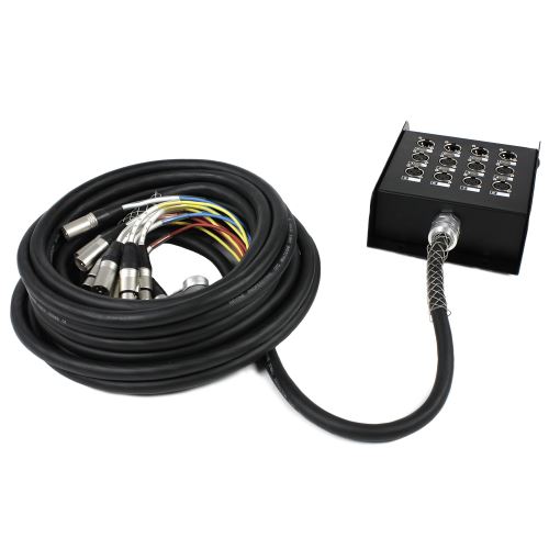 Devine SNC-15-8-4 Stagesnake câble multipaire 8 entrées XLR 15 m