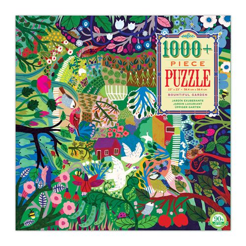 Puzzle 1008p- jardin luxuriant
