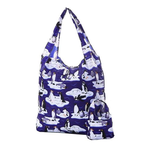 Sac cabas Eco Chic pliable - Penguins Navy