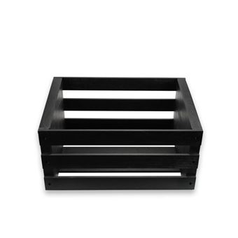 Enova hifi Vinyl Box Storage 120 Black - Vbs 120 Bl - Caisse Stockage 120 LP - Finition Noire