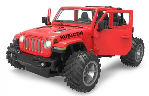 Rastar RC 1Jeep Wrangler JL:14 garçons 2.4 GHz rouge