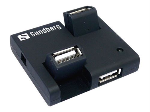 Sandberg USB Hub 4 Ports - concentrateur (hub) - 4 ports - Ordinateur de bureau