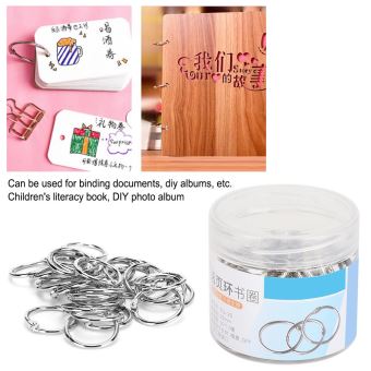 100 Anneaux De Reliure Plastique 28mm - 7 Couleurs | Pour Cahiers, Cartes, DIY | Avec Sac De Rangement