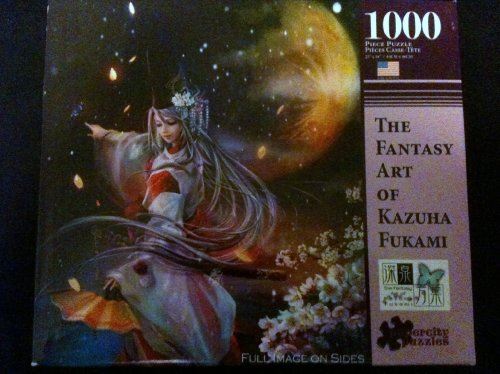 The Fantasy Art of Kazuha Fukami Moon Girl Puzzle