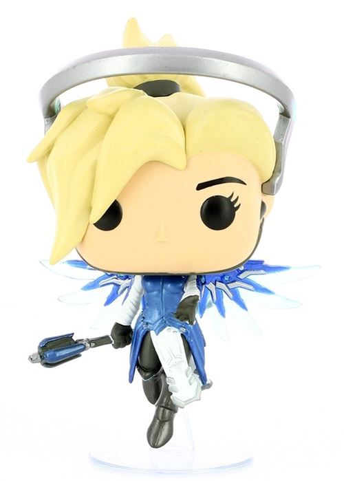 Funko Pop! Jeux: Overwatch Mercy (Cobalt) + Pop Protector