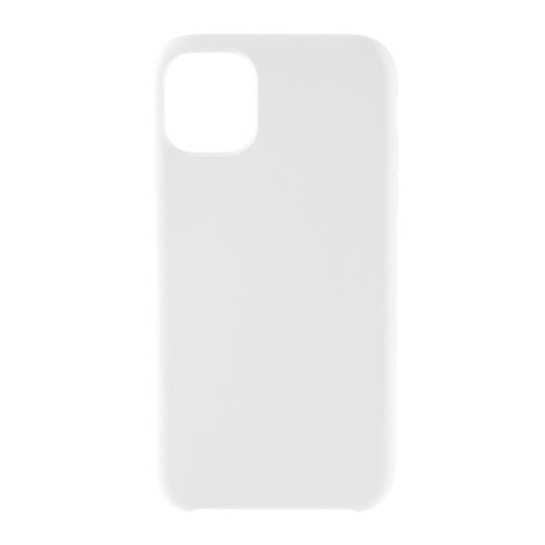 Coque en silicone solide blanc pour votre Apple iPhone 11 6.1 pouces (2019)