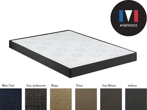 Sommier tapissier merinos crayon confort morphologique 3 zones 140x200