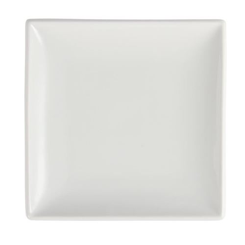 Assiettes carrées blanches olympia 180(l)mm