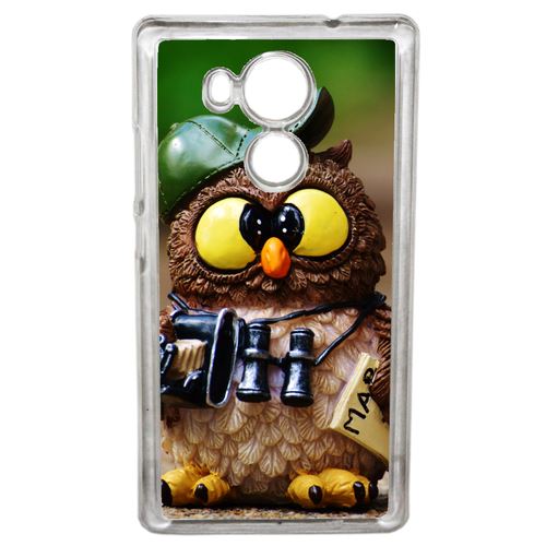 Coque Chouette Compatible Huawei Mate 8 Transparent