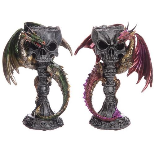 Chandelier Crâne de Dragon - Collection Dark Legends