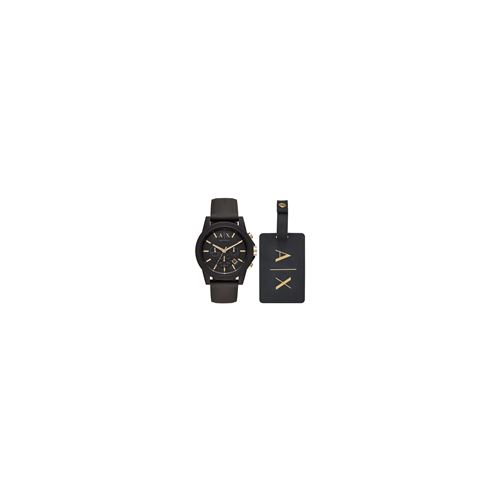 Montre Chronographe Homme Armani Exchange Luggage Tag Gift Set AX7105
