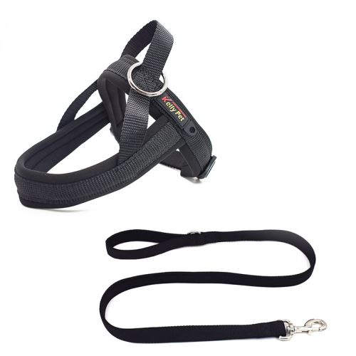 Comparer les prix de Harnais et Laisses KELLY Nylon kit pour chien - Noir (Taille: XS)