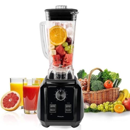 Blender 1500W 2L, Artizlee® Mixeur Haute vitesse 2000ml Tritan Sans BPA, d'Haute Puissance pour Smoothie, Écrasement de Glace