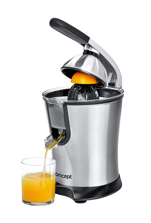 CONCEPT électroménager CE3520 Superbe presse-agrumes, avec système de levier, 750 ml, 160 W, inox, sans BPA