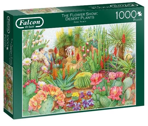 Jumbo puzzle puzzle Falcon Flower Show Desert Plants 1000 pièces