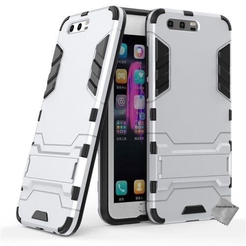 Housse etui coque rigide anti choc pour Huawei Honor 9 avec film ecran - ARGENT