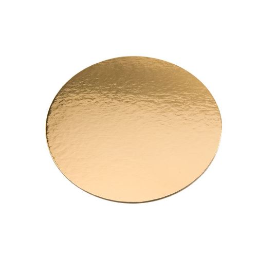 5 cercles dessous de gâteau 28cm or