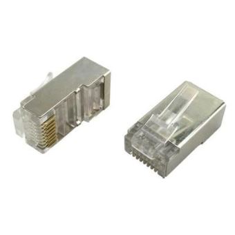 Connecteur RJ45 Cat. 6 blindé spécial tous câbles sachet de 100 - 1