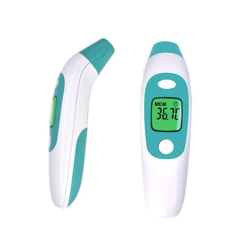 Thermomètre frontal corporel infrarouge numérique 01 - Vert