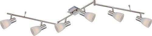Globo parry i spot 6 x led e14 nickel satiné