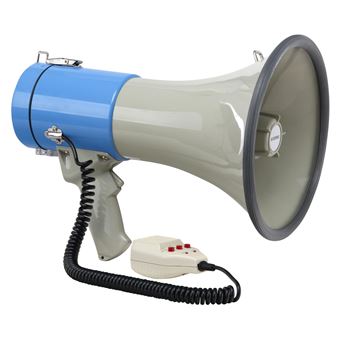 McGrey MP-800HRS usb/sd mp3 mégaphone, max. 80 Watt, 1000 m - 1