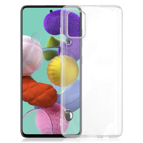 Coque Samsung Galaxy A71 Souple Transparente flexible Bumper en Gel TPU Silicone Invisible Antichoc - Accessoires Pochette 2020