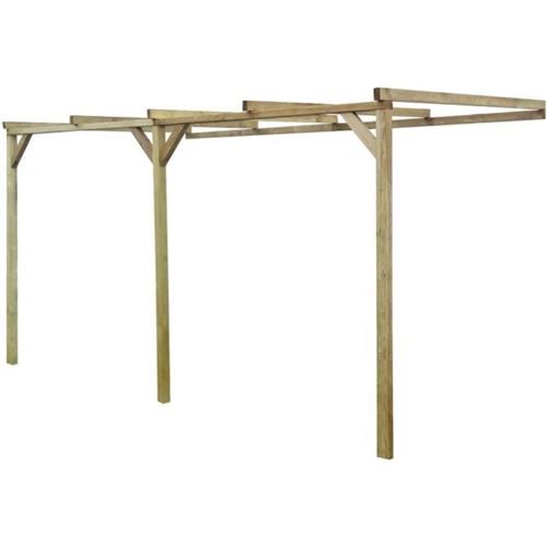 Vidaxl vidaXL Pergola &agrave; appentis 2 x 4 x 2,2 m Bois