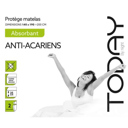 Alèse en coton 140 x 190 cm - Anti-acariens