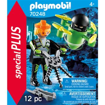 PLAYMOBIL SpecialPlus 70248 Agent avec drone