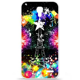 Coque en silicone Orange Roya - Tour Eiffel - 1